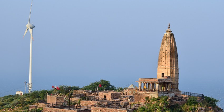 Shiva temple, among the best attractions near Khatu Shyam, in Harshnath Hills boasts exquisite carvings and views.