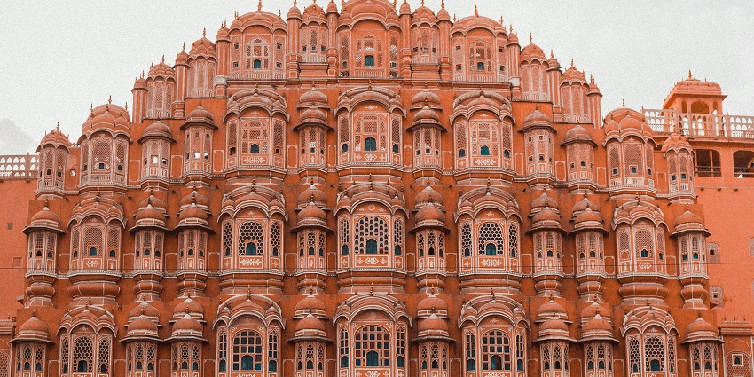 Hawa Mahal, built in 1799, has 953 windows for discrete observation, perfect to explore