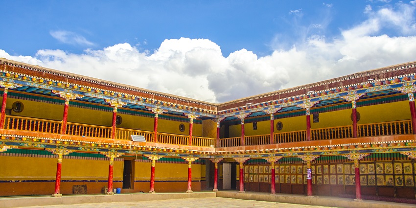 Hemis Monastery is one of the most serene and beautiful places to visit around Leh Ladakh.