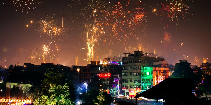 Heritage walk in Jodhpur's old city ends with midnight fireworks.
