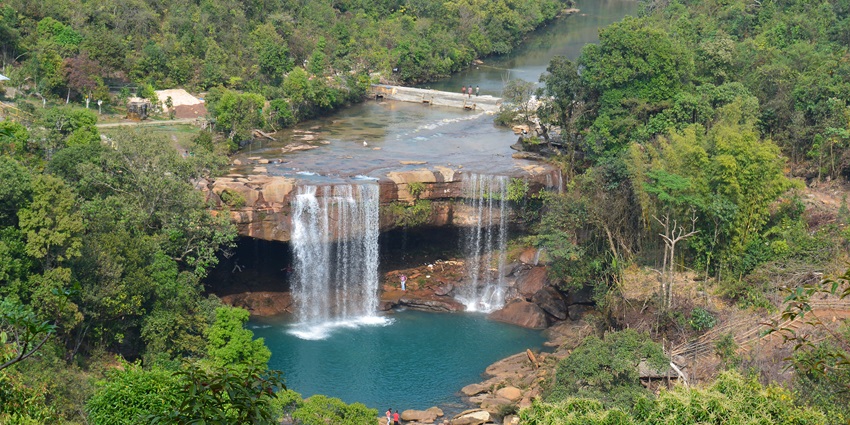 An adventurous trek to Gharbhaji Waterfall is one of the best things to do in Alwar