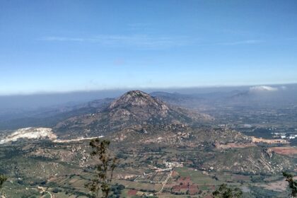 Panoramic view of verdant hill stations near Bangalore, with thick forests, and a serenity.