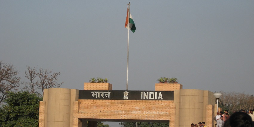 View of the India-Pakistan Border near Sri Ganganagar, highlighting the geographical significance.