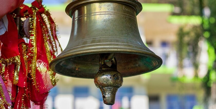 An image of the sacred Hingula Temple which is located in the Indian state of Odisha.