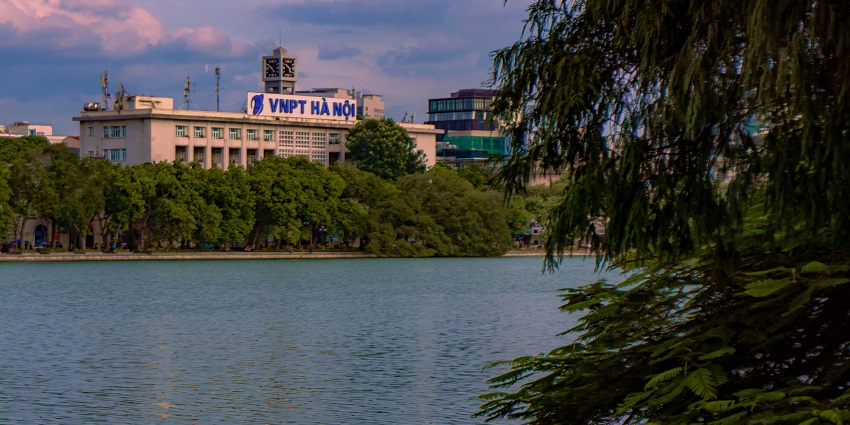 Exploring the serene Hoan Kiem Lake, is one of the scenic things to do in Hanoi.