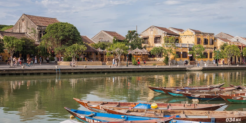 View of the Riverfront of Hoi An is one of the best destinations to visit in Vietnam in December