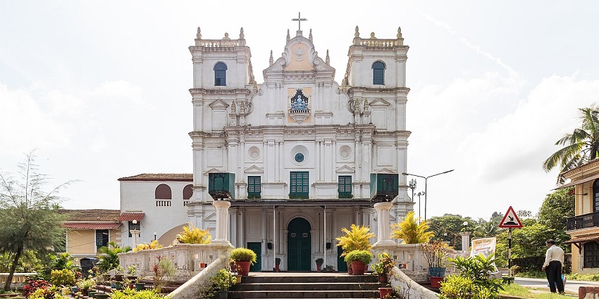 Holy Spirit Church in Margao, Goa, is a stunning example of Portuguese colonial architecture