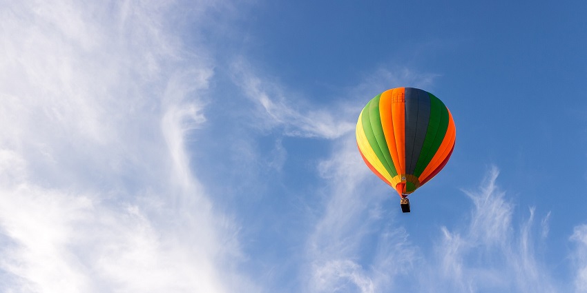 Go on a hot air balloon ride in Chandor in South Goa to enjoy the views all around