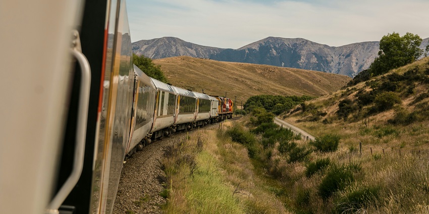 A view of a train, one of the most convenient and budgeted ways to reach Gujarat.