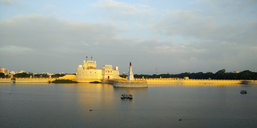 Lakhota Fort Gujarat can be easily accessed by air, road, and rail.