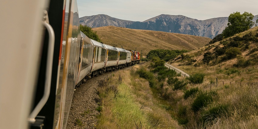 A view of a train, one of the most convenient and budgeted ways to reach Rajasthan.