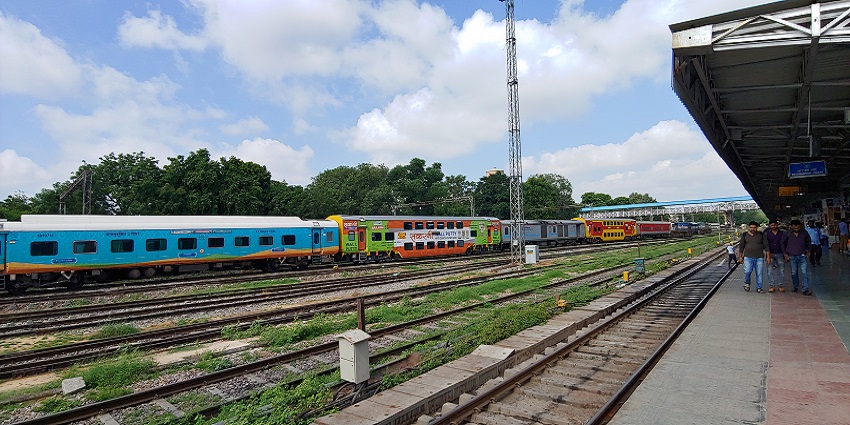 The view of the Jaipur Junction, about 5 kilometres away from the Nahagarh Fort.