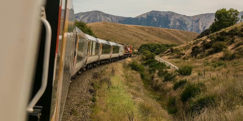 A glimpse of a train, one of the most convenient and budgeted ways to reach Rajasthan.