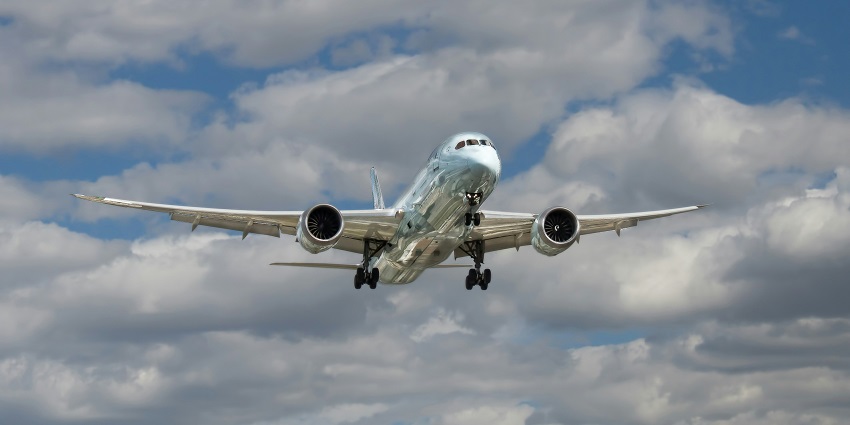 A view of an aeroplane, one of the easiest and seemless ways to reach Rajasthan.