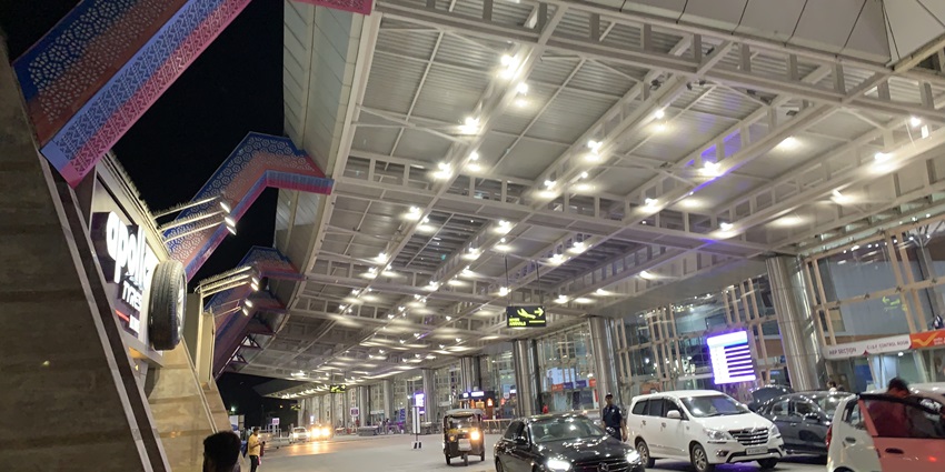 Image of Jaipur Airport, Joy Adventure Resort near Jaipur offers bungee jumping and attractions.