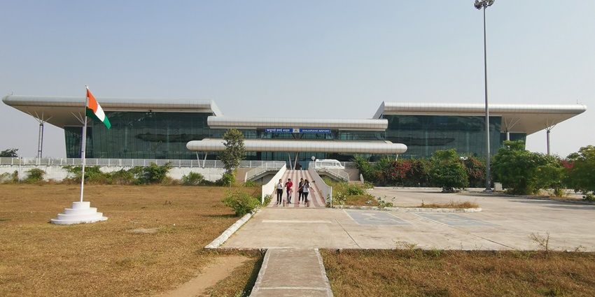 Khajuraho Airport, the main gateway for tourists visiting the historic Khajuraho Temples.