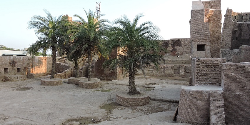 Picturesque view of serene Fort Manauli, district SAS Nagar Mohali, Punjab