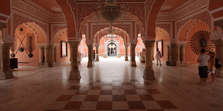 City Palace Museum's captivating facade with intricate architectural details