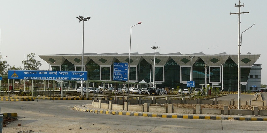 Udaipur Airport, the nearest airport for visiting the scenic Jaisamand Wildlife Sanctuary