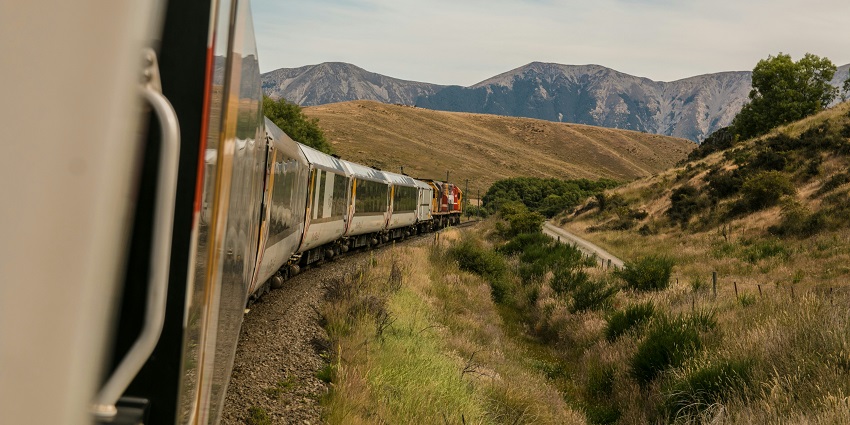 A view of a train, one of the most convenient and budgeted ways to reach Rajasthan.
