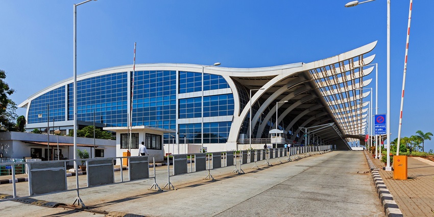 A mindblowing view of the Dabolim International Airport for travellers to visit.