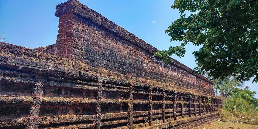 Historic ruined walls of Raibania Fort, standing the test of time for over centuries.
