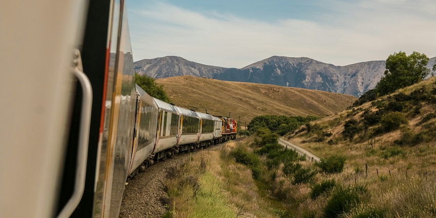 A view of a train, one of the most convenient and budgeted ways to reach Rajasthan.