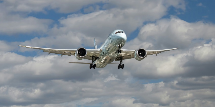 A view of an aeroplane, one of the most hassle-free and budgeted ways to reach Bihar.