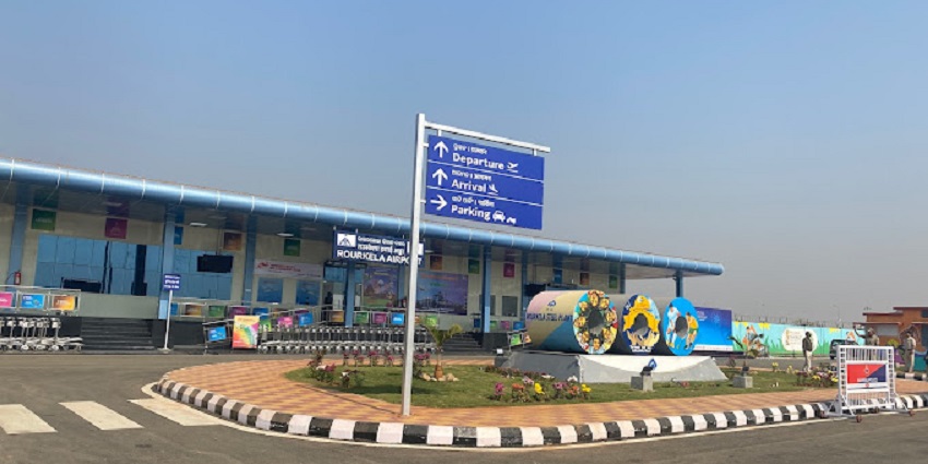 An image of Rourkela Airport, the nearest airport to the scared Vedvyas Temple.
