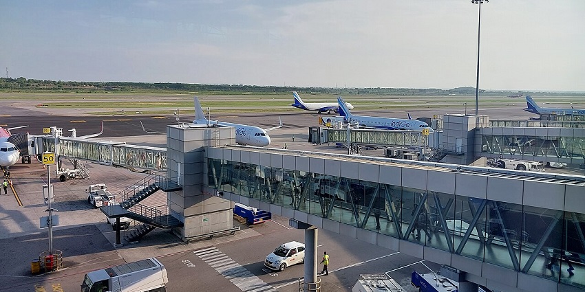 The Rajiv Gandhi International Airport, nearest airport to Srisailam Wildlife Sanctuary.