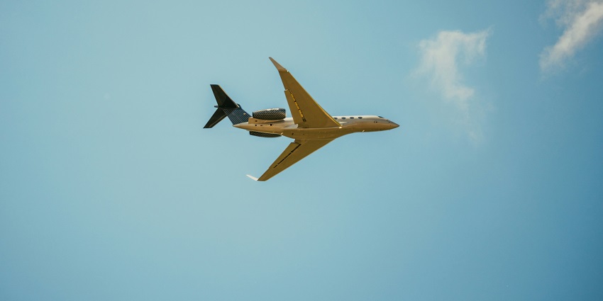 A view of an aeroplane, one of the most convenient ways to reach Cuttack, Odisha.