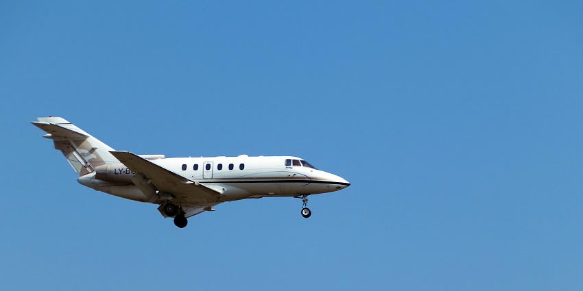 A view of an aeroplane, one of the easiest ways to reach the Betla National Park.