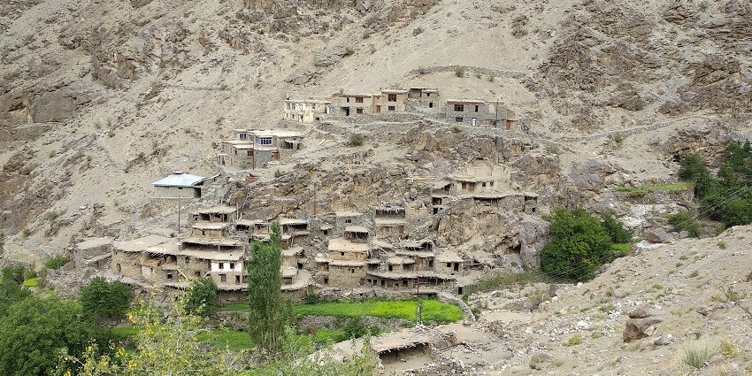 Hunderman Village is one of the best places to visit in Kargil with mud houses.