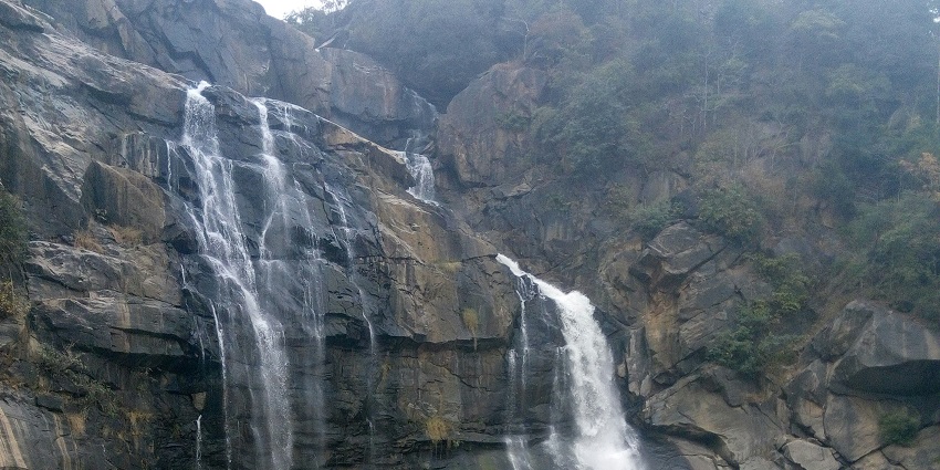 Hundru Waterfall is a magnificent fall over rugged rocks near Aqua Water Park Patna.