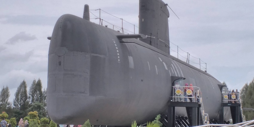 Snapshot of the beautiful INS Kurusura Submarine Museum which is one of its kind in India