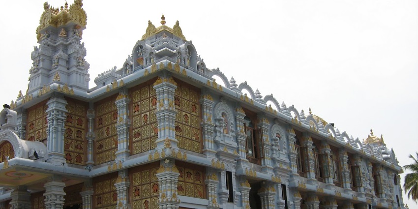 The holy ISKCON Temple is one of the best places to visit near Tirupati within 50 km.