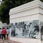 View of the Indira Gandhi Memorial Museum, showcasing its architecture and surrounding.