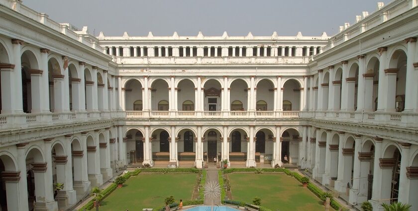 An inside view of the famous tourist attraction in Delhi showcasing historical allure.