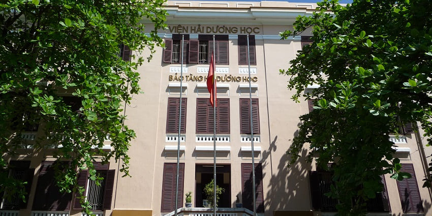 A glimpse of the famous Institute Of Oceanography featuring marine life exhibits.