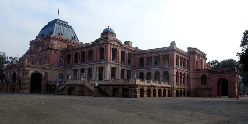 Panoramic image of the Jagajit Palace which is now a sainik school near Moorish mosque kapurthala