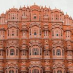 Panoramic snapshot of the iconic Hawa Mahal–Places to visit near Jaipur Within 100 KM