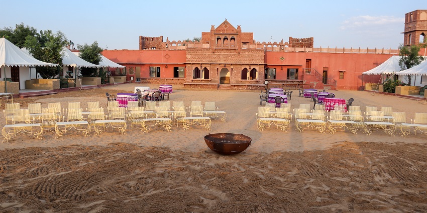 Jaipur Desert Camping in Jaipur offers luxury tents, camel rides, culture, and cuisine