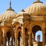 An image of a historic fort in Jaisalmer - one of the places to visit near Jaisalmer.