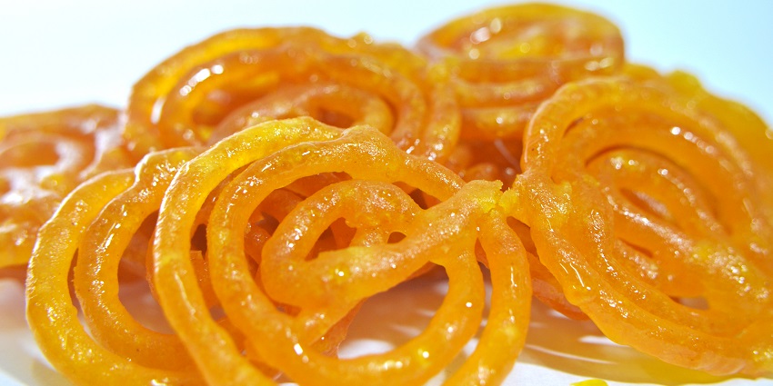 Jalebi is a juicy dessert and very famous street food in Hauz Khas amongst sweet tooths