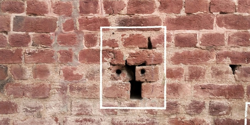 Snapshot of a wall of Jallianwala Bagh where the 1919 massacre took place under the colonial Britain