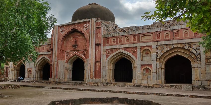 Jamali Kamali Mosque is one of the popular archaeological sites near Yogmaya Temple.