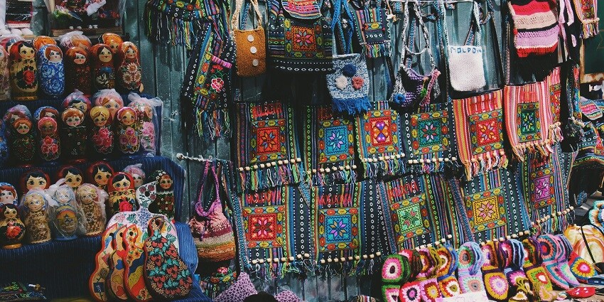 Shop for good quality products at Janpath Market, famous for street shopping in Delhi.