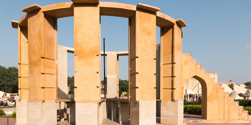 Rama Yantra of Jantar Mantar and its unique design, a famous place near Gyan Museum.