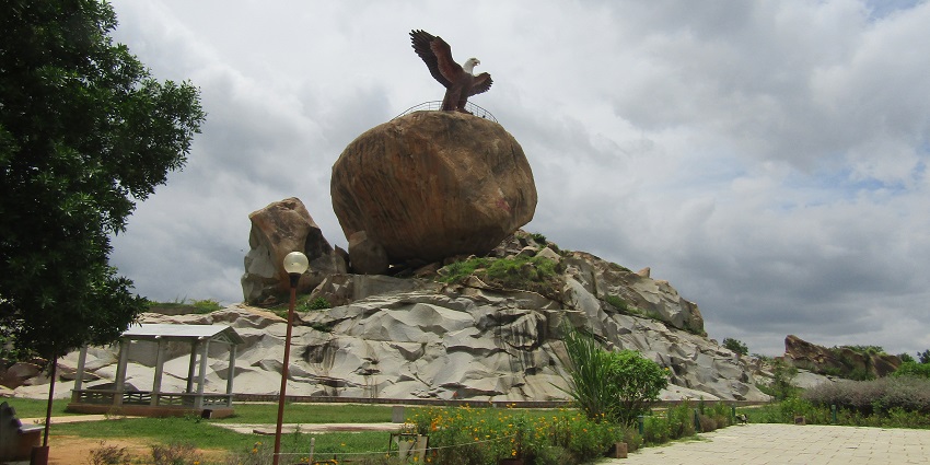 Scenic image of the famous Jatayu Theme Park in Andhra Pradesh