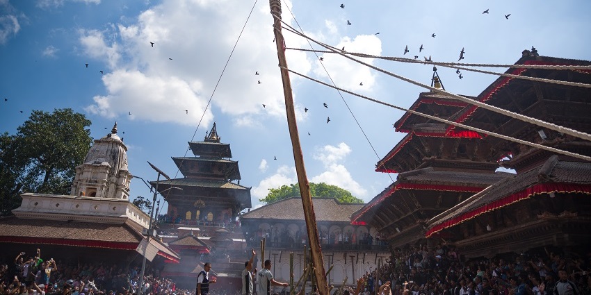 Partaking in the Chhatar Jatra Festival is one of the best things to do in the holy site.